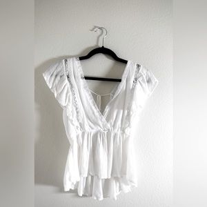 White Abercrombie & Fitch Blouse